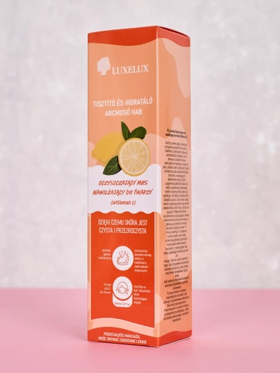 Luxelux Čisticí a zvlhčující pěna na obličej s vitamínem C 150 ml