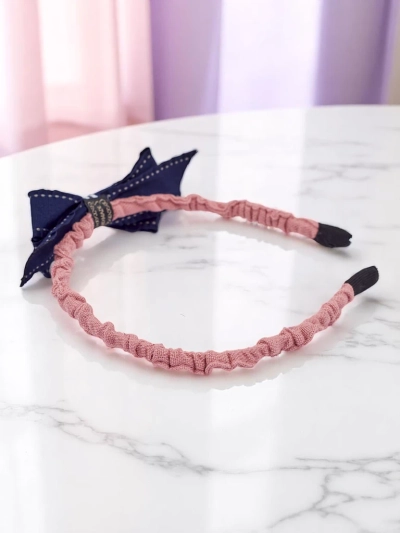 Royalfashion Dětská čelenka s mašlí Sladká mašle