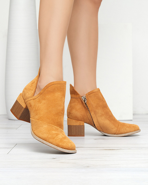 Коричневі жіночі ботильйони Jeneuer - Взуття