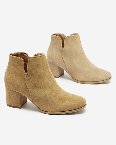 Чоботи жіночі з екозамші верблюжої Frenas - Взуття