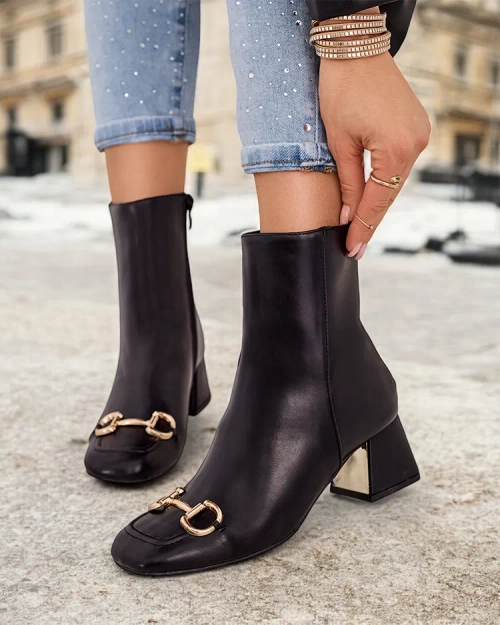 Чоботи для жінок Royalfashion на підборах Розулі