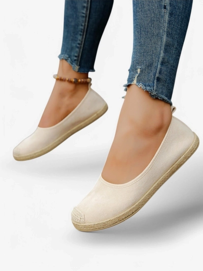 Royalfashion Dámské espadrilky z eko semiše Aroles