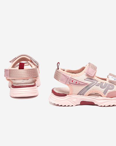 Світло-рожеві дитячі босоніжки Doniso - Туфлі