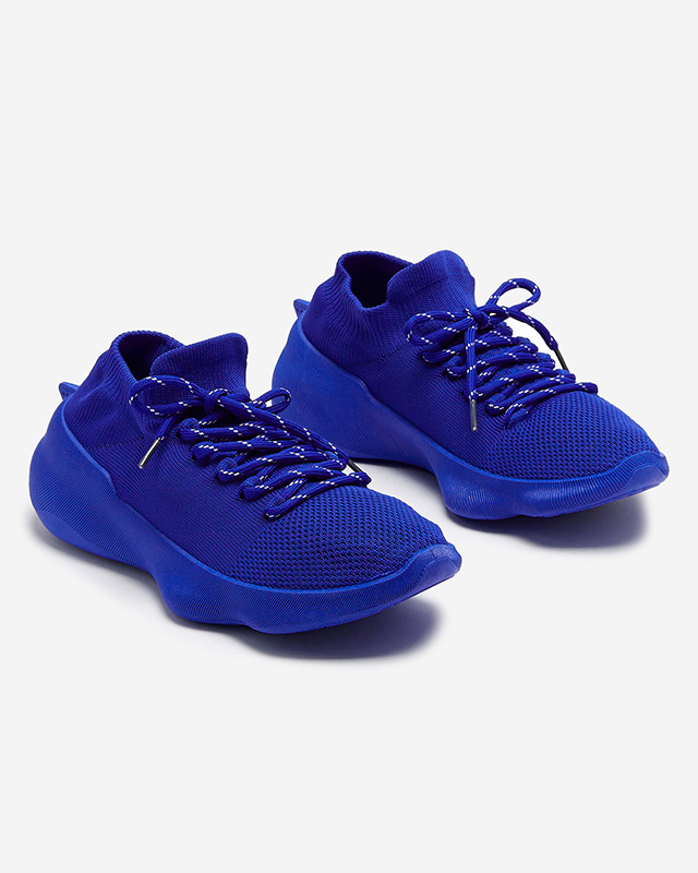 Cobaltová dámská sportovní obuv se šněrováním Oteva - Obuv