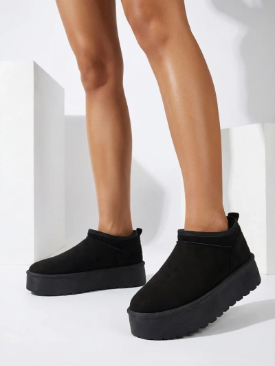 Royalfashion Dámské krátké boty a'la snow boots Ozozi