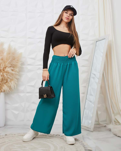 Royalfashion Dámské široké kalhoty