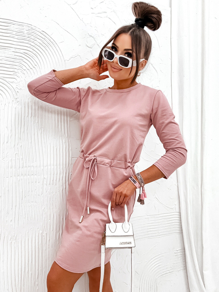 Royalfashion Dámské látkové šaty ke kolenům