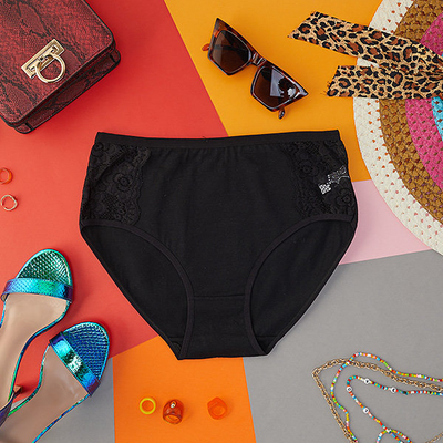 Чорні жіночі трусики PLUS SIZE