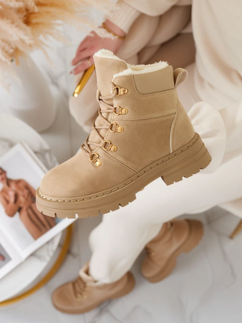 Royalfashion Світло-коричневі жіночі капці Develier