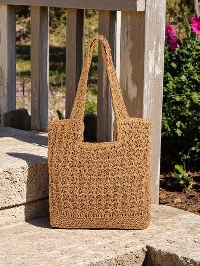Royalfashion Велика жіноча сумка з соломи Sunny Straw