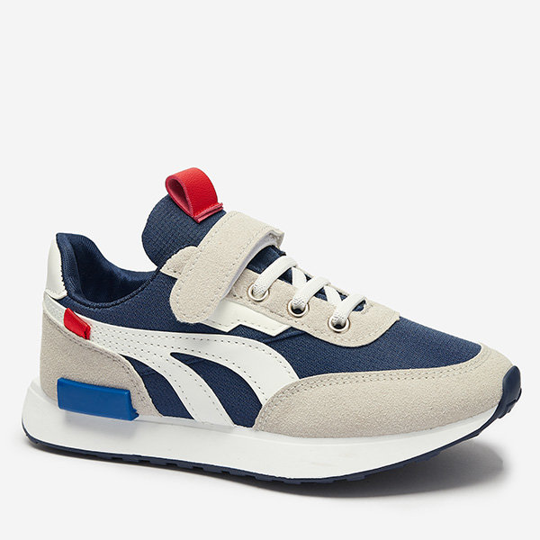 Dětská sportovní obuv v tmavě modrošedé barvě Kaxo- Obuv