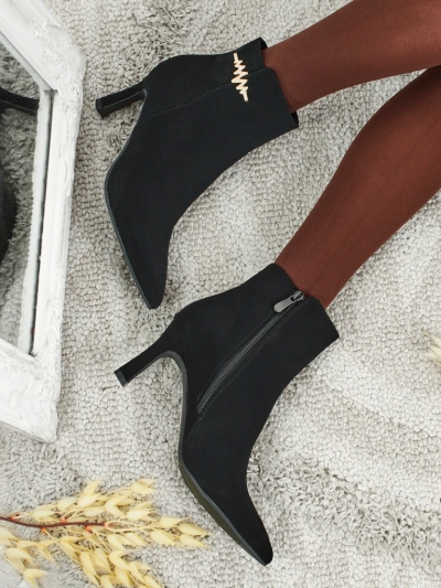 Dámské kotníkové boty na jehlovém podpatku Meloria