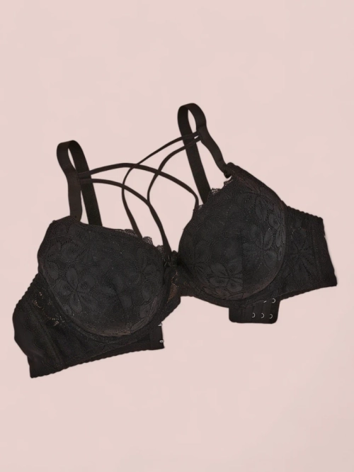 Royalfashion Жіночий бюстгальтер з наповненням і мереживом