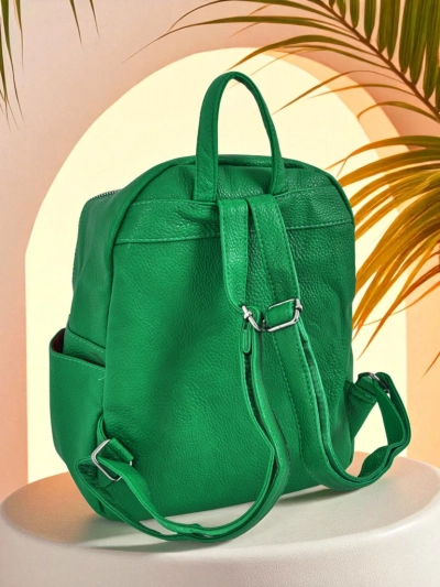 Жіночий рюкзак AURELIA Verde екологічна шкіра A4 Królewska Moda