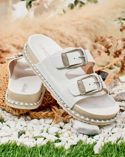 Royalfashion Dámské žabky s plochou podrážkou Rolii