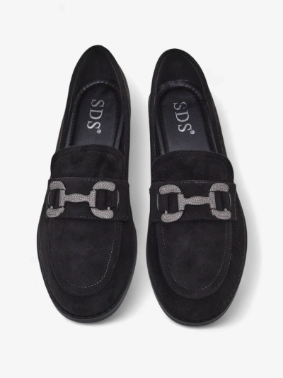 Royalfashion Elegantní dámské loafers se zdobením z chirurgické oceli Zante