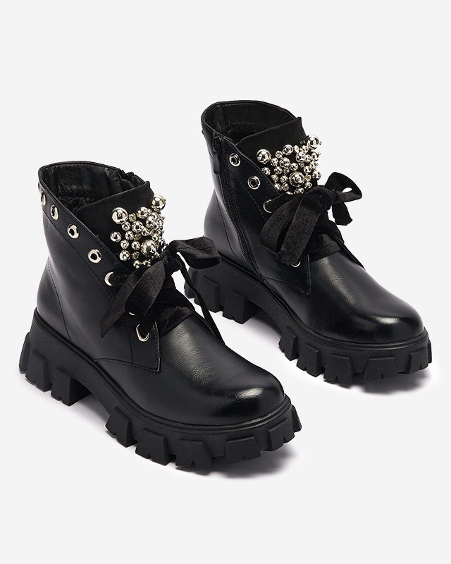 Černé dámské boty Selpo- Workers Shoes