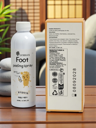 Dámský Peelingový Sprej na Nohy Luxelux 200ml