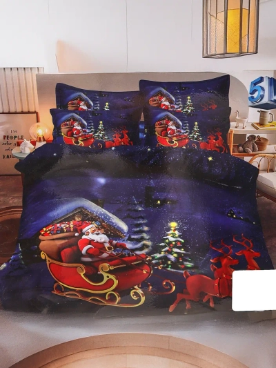 Royalfashion Vánoční povlečení 160x200 3-dílná sada