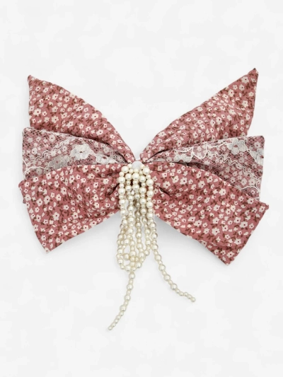 Royalfashion Sponka do vlasů s velkou mašlí