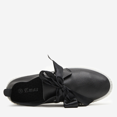 Černé dámské slip on tenisky Samhu - Footwear