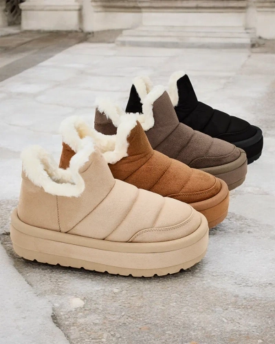 Royalfashion Dámské krátké boty Zoeno a'la snow boots
