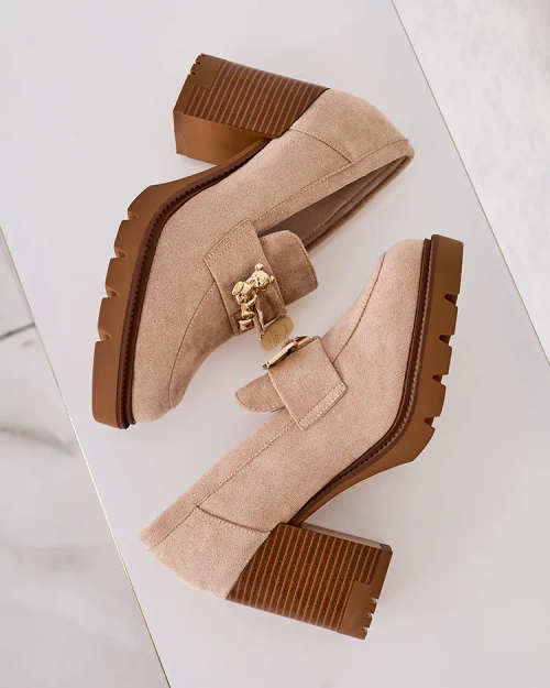 Royalfashion Жіночі мокасини на високій шпильці Nezii