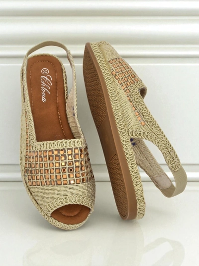 Dámské espadrilky na podpatku s kamínky Belle Sparkle