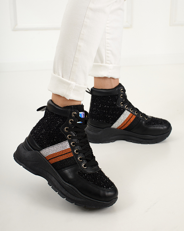 Černé dámské sportovní tenisky Hasmali - Footwear