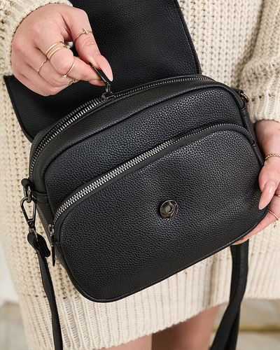 Жіноча маленька сумочка Royalfashion чорного кольору