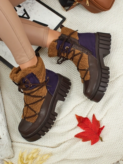 Dámské workery s kožíškem Cindora