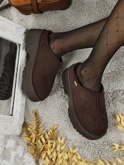 Короткі жіночі черевики a'la снігоходи з хутром Noelina