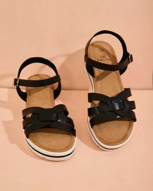 Royalfashion Жіночі босоніжки на платформі з екошкіри Noppis