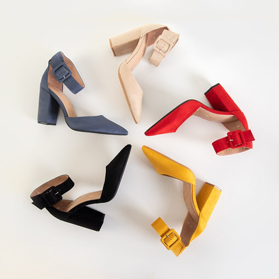 Dámské červené lodičky Adiess - Boty