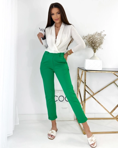 Зелені жіночі лосини Royalfashion