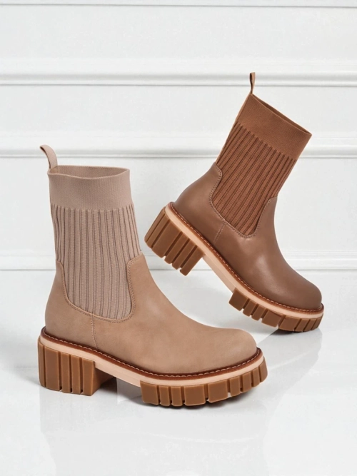 Жіночі ботильйони на підборах зі штучної шкіри Ivy Storm