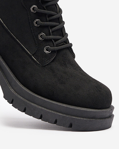 Чорні черевики на шпильці Koidoo- Obuwie