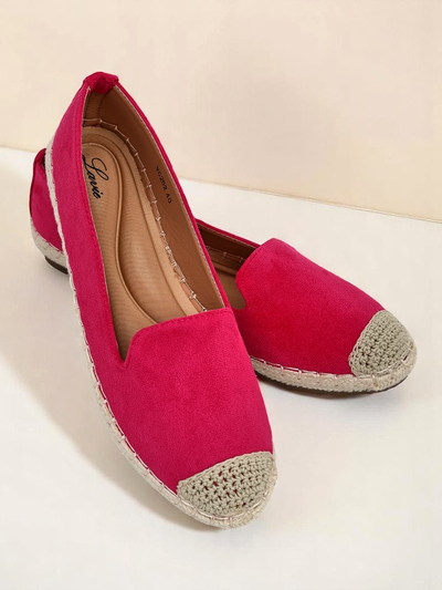 Royalfashion Dámské espadrilky z eko semiše Bombei
