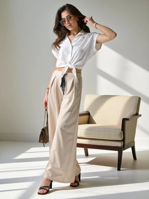 Royalfashion Широкі жіночі штани