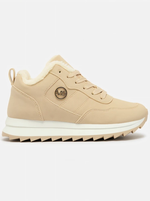 Royalfashion Бежеві жіночі спортивні черевики з утепленням Lahho