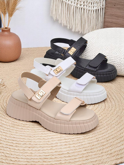Royalfashion Dámské sandály na silnější podrážce Aganda
