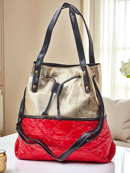 Royalfashion Velká dámská kabelka Golden Luxe Shopper