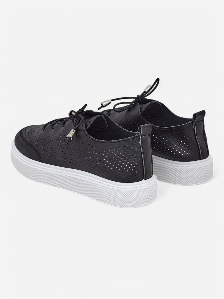 Royalfashion Dámské perforované sportovní šněrovací boty Vaned