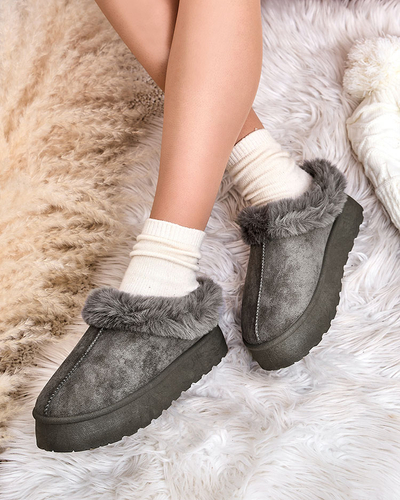 Royalfashion Dámské krátké boty a'la snow boots Kapfiee