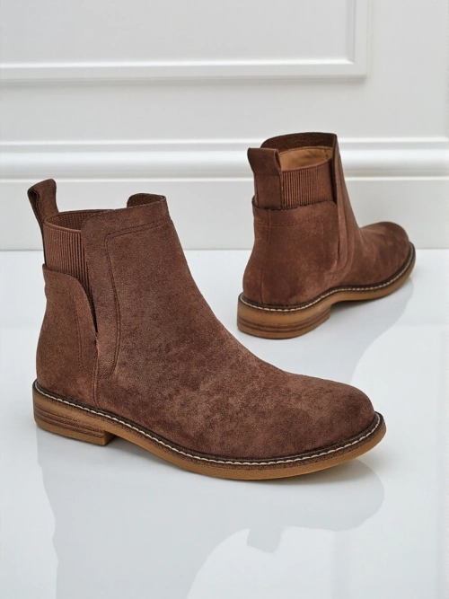 Жіночі ботильйони a'la челсі з еко-замші Veysi