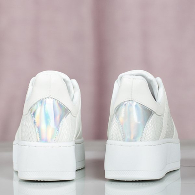 Біле спортивне взуття на платформі Salsa - Взуття 1