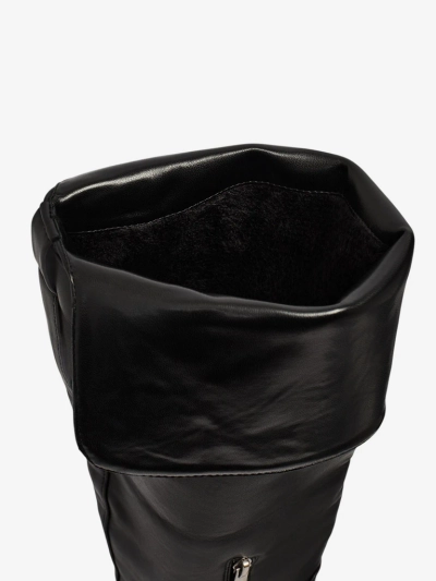 Dámské kozačky nad koleno z eko kůže Denivra