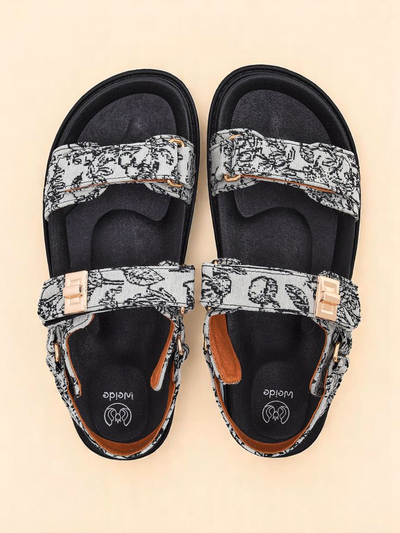 Royalfashion Dámské sandály s potiskem Aloe