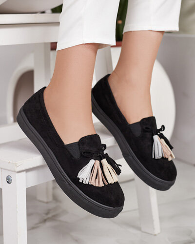 Royalfashion Dámské mokasíny se střapci Bererto