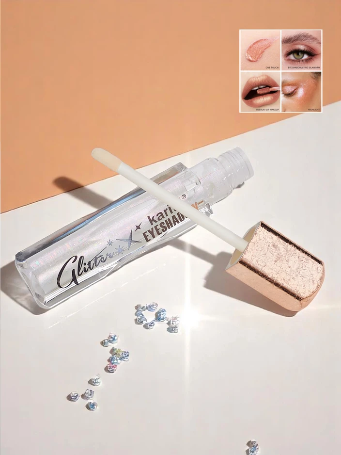 Třpytivý tekutý oční stín v barvě Pearl